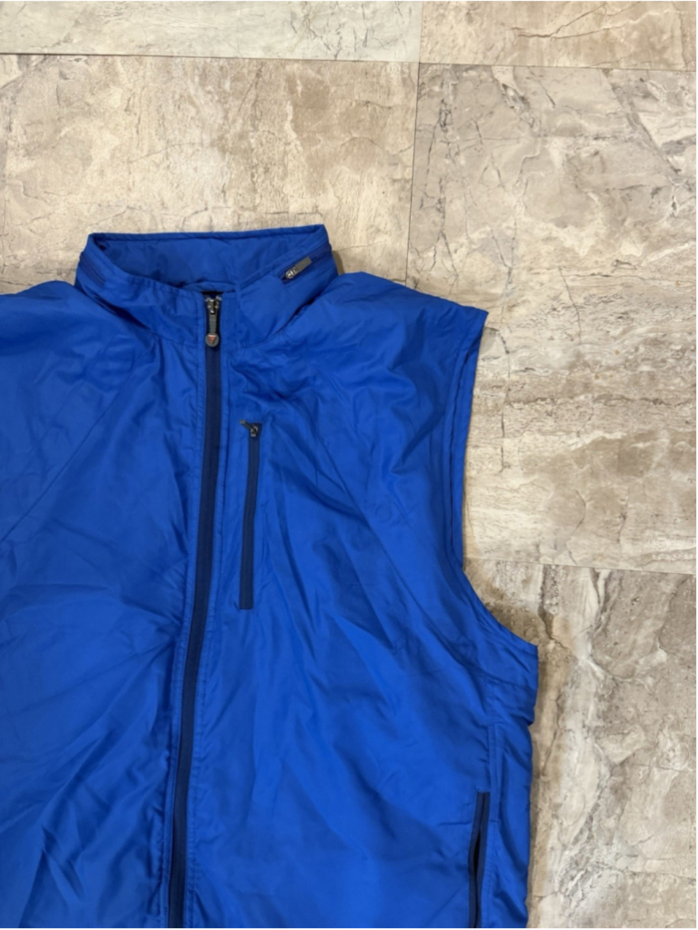 SCOTTeVEST Vest Mens Blue XL RFID Travel TEC Pockets Utility Photography